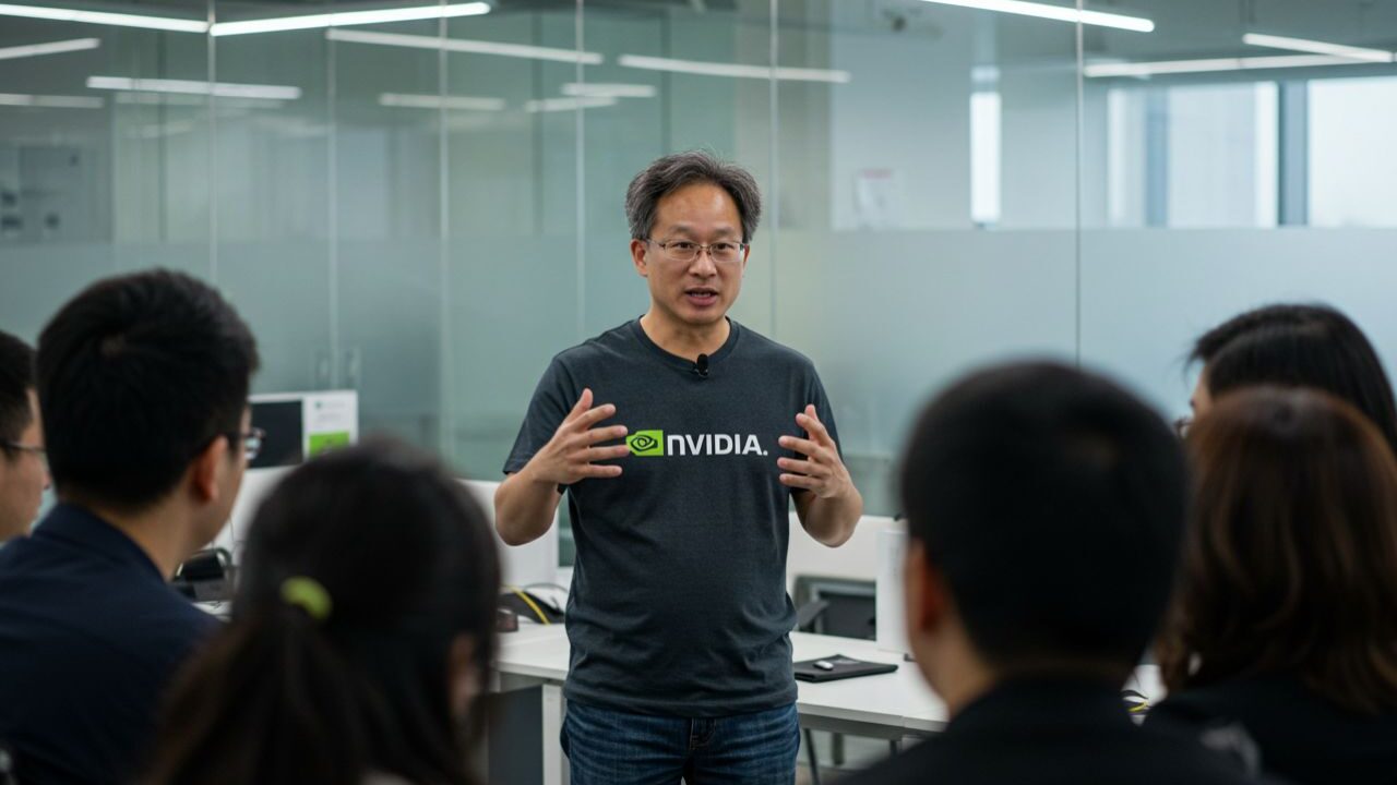 Nvidia CEO Praises China’s Tech Growth During Beijing Visit
