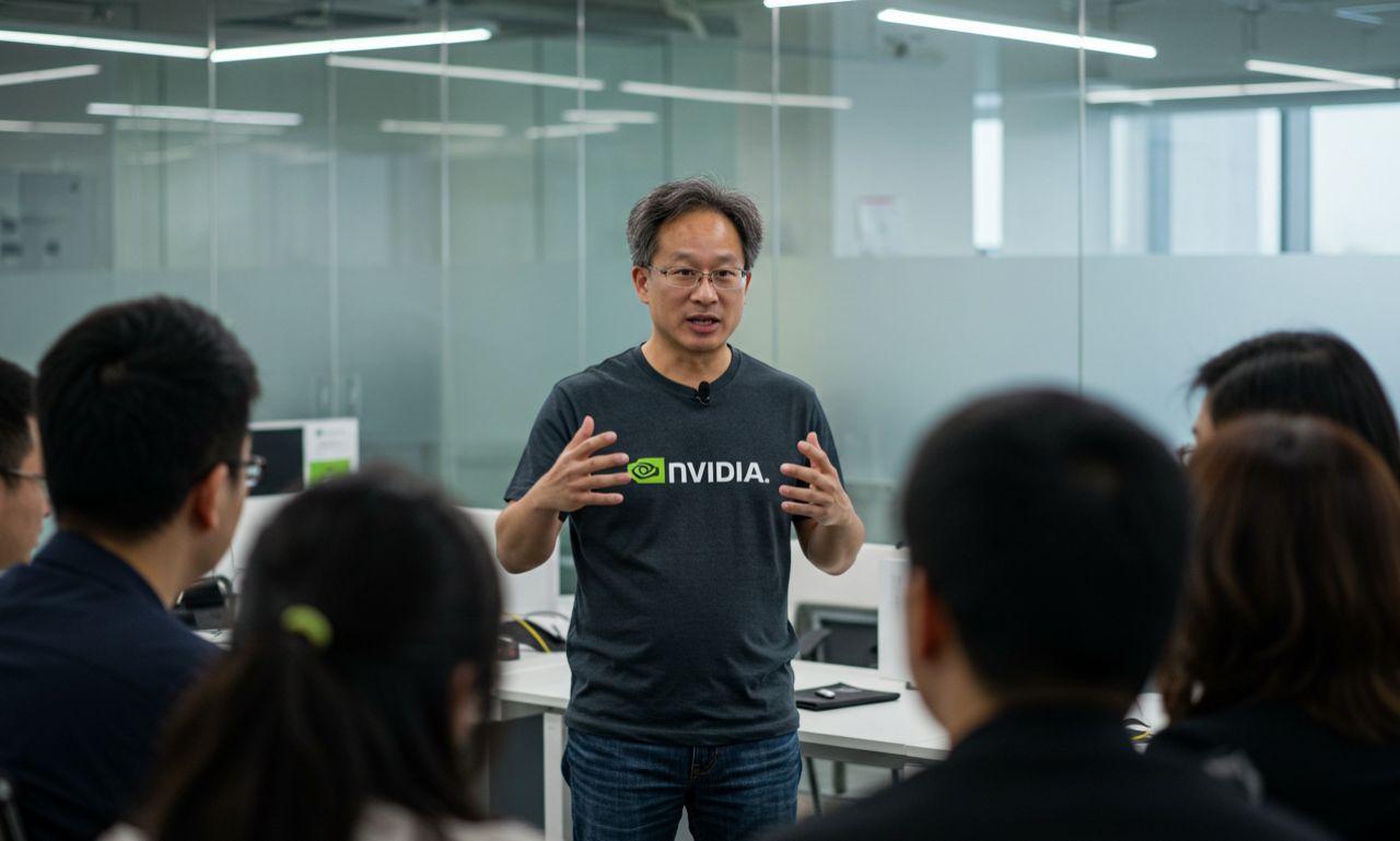 Nvidia CEO Praises China's Tech Growth During Beijing Visit