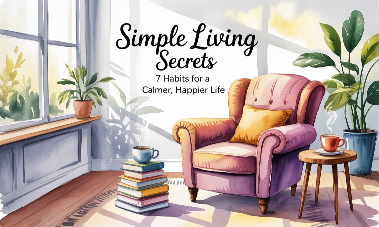 Simple Living Secrets 7 Habits for a Calmer, Happier Life