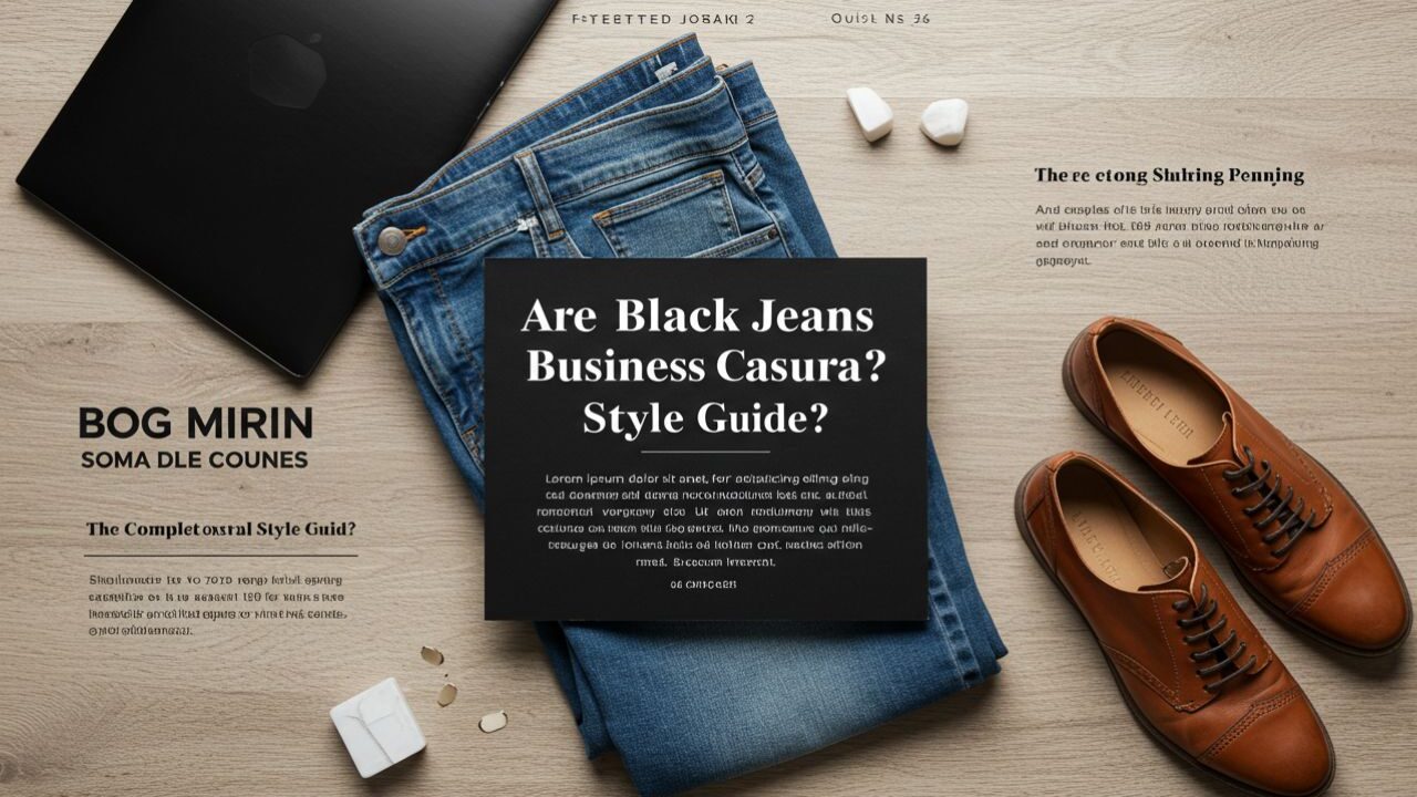 Are Black Jeans Business Casual? The Complete Professional Style Guide