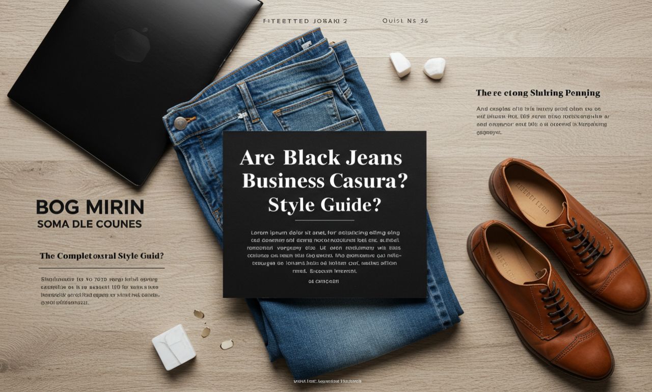 Are Black Jeans Business Casual? The Complete Professional Style Guide