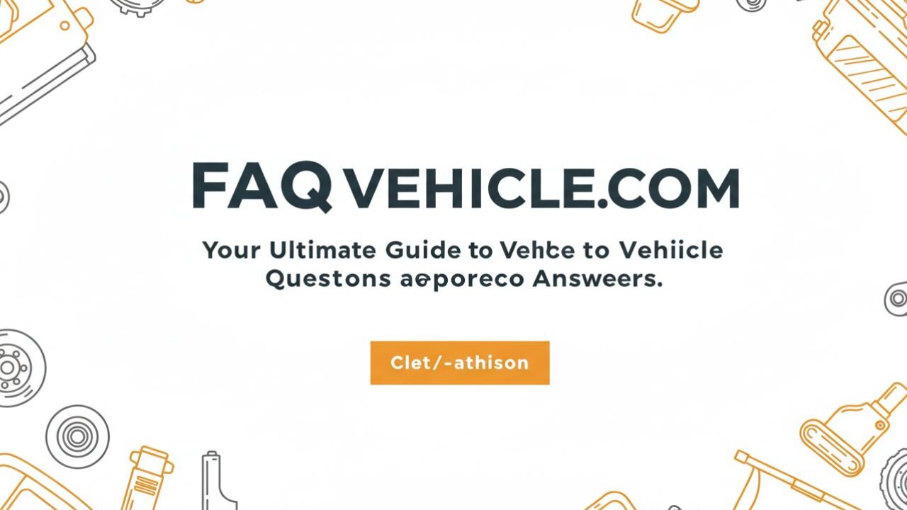 FAQVehicle.com: Your Ultimate Guide to Vehicle Questions and Answers