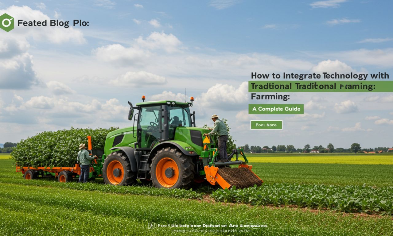 How to Integrate Technology with Traditional Farming: A Complete Guide